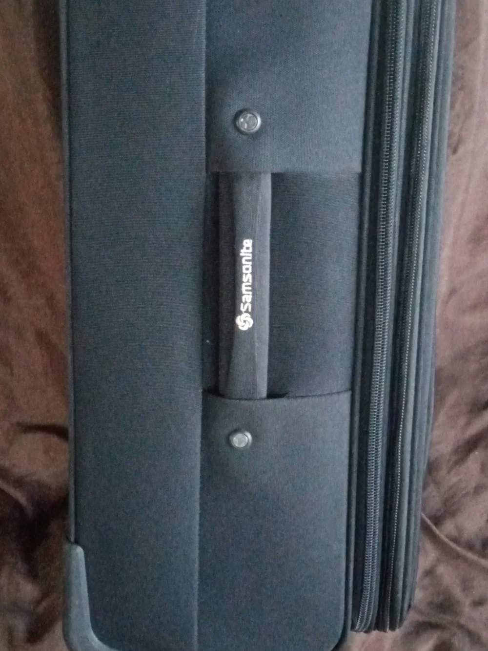 Samsonite Black Rolling Suitcase - Men's Travel Bag